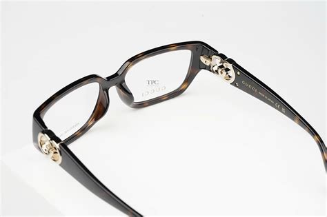 gucci 25o colore 002|Gucci™ GG1694OA 002 55 Havana Eyeglasses.